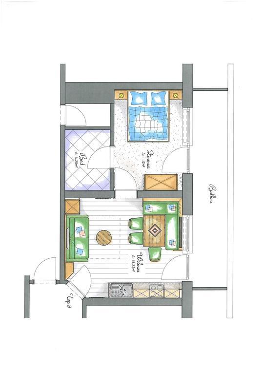 מיטרסיל Aparthotel Hohe Bruecke חדר תמונה
