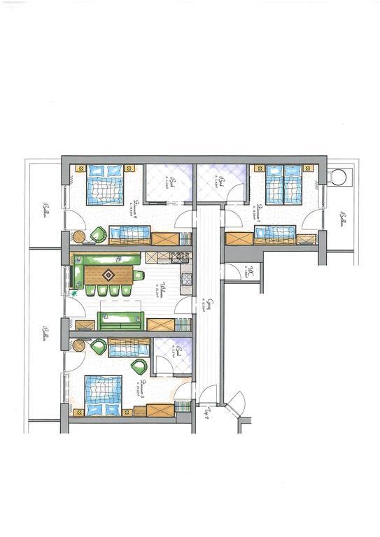 מיטרסיל Aparthotel Hohe Bruecke חדר תמונה