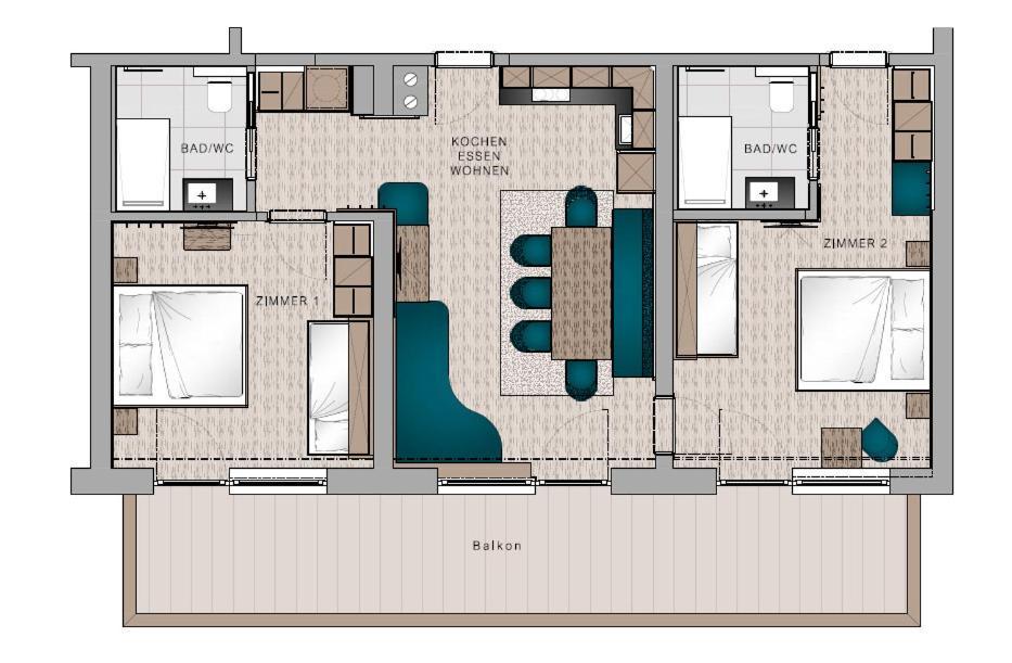 מיטרסיל Aparthotel Hohe Bruecke מראה חיצוני תמונה